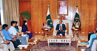 Chinese experts meet President Zardari